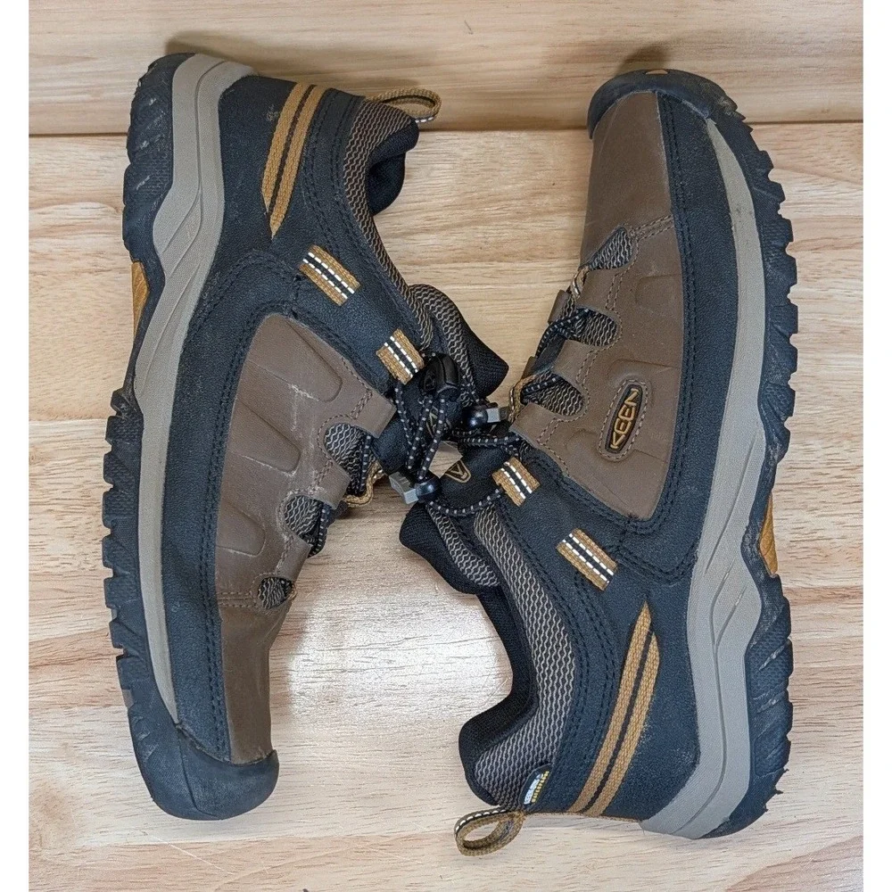 Keen Targhee Waterproof Hiking Shoes Brown‎ Black Youth 6 Women 7.5 1019828